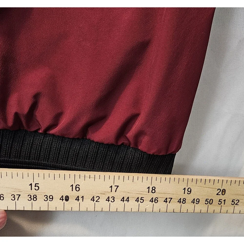 Vogue FS Burgundy Lightweight Bomber Jacket - Men's X Large - Picture 10 of 13